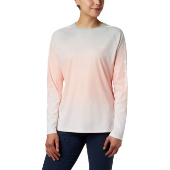 Columbia Sweater Dames, PFG Tidal Deflector Long Sleeve Roze, 65OMTDCUP